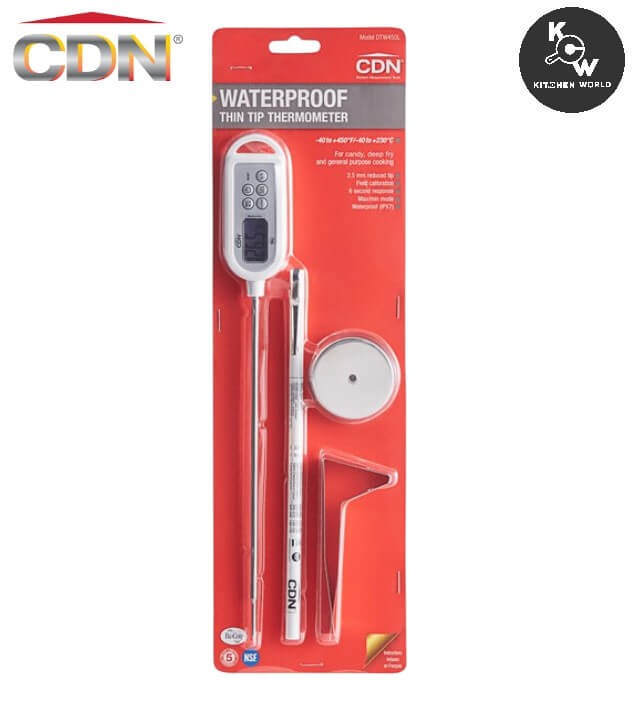 เทอร์โมมิเตอร์ก้านยาวกันน้ำ CDN PT2130-450L ขนาด 20 ซม.
